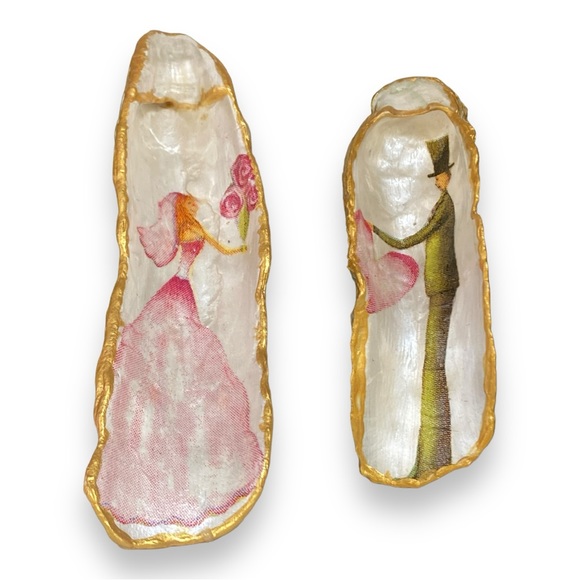 $18 or FREE WITH $40 PURCHASE. NEW OYSTER SHELL CAROLINA KEYS DISH OR RING DISH - Picture 7 of 16